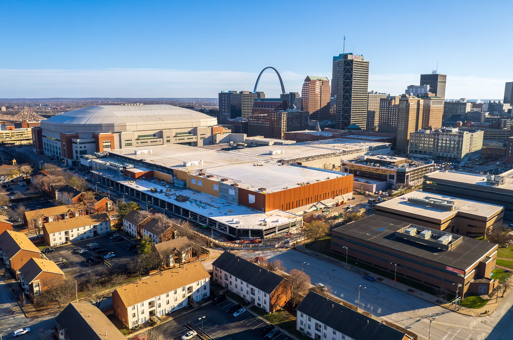 Image of St. Louis Missouri with the Arch in the background